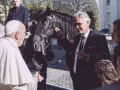 famosos con el papa francisco
