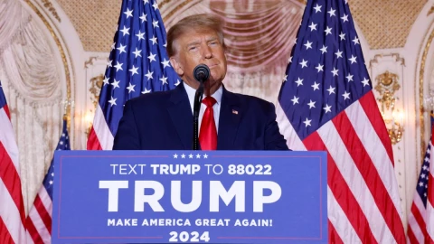 Donald Trump quiere ser de nuevo presidente de Estados Unidos