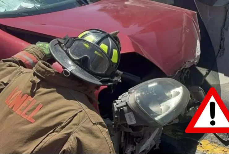 Así fue el accidente de Calzada Solidaridad en Zacatecas