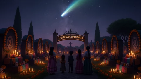 Cometa de Halloween México