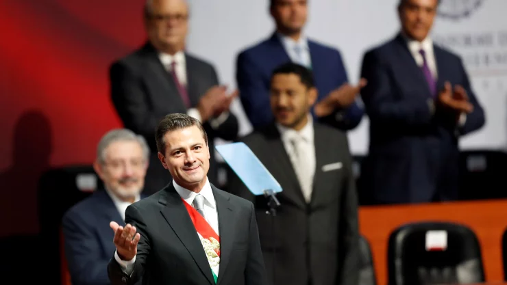 Presidente de México, Enrique Peña Nieto, en el sexto informe de gobierno