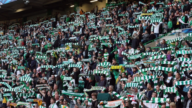 Aficionados del Celtic de Escocia