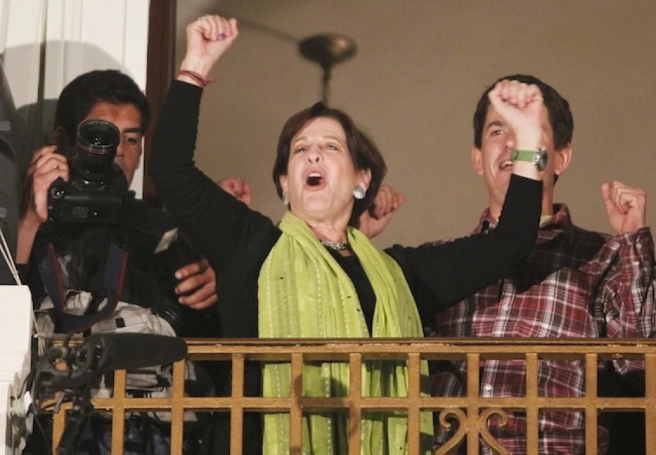Susana Villarán, alcaldesa de Lima, Perú