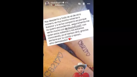 Alicia Villarreal presume nuevo romance con el influencer Cibad Hernández