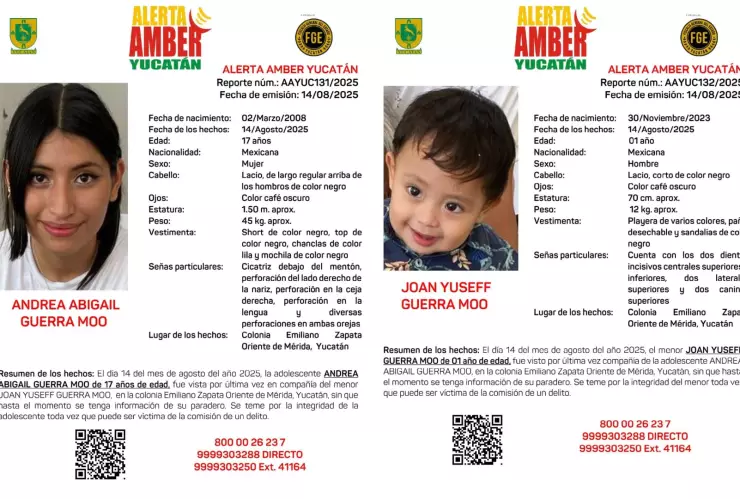 2 hermanos DESAPARECEN en la ciudad de Mérida; este es el último lugar donde se les vio