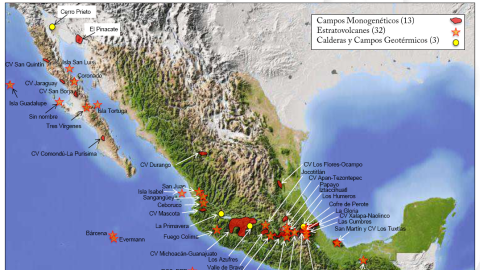 Los vientos provocarían caída de ceniza en Guerrero
