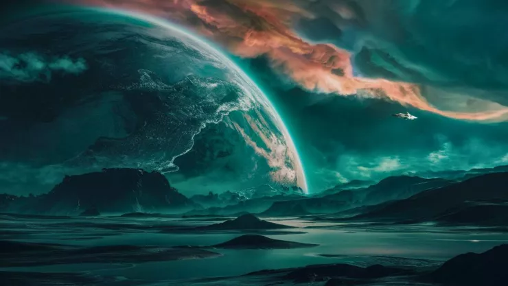 Una sorprendente fotografía de la Tierra en el año 2524 que muestra el drástico impacto del cambio climático