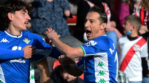 Andrés Guardado con el Betis