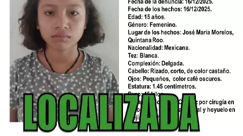 ¡Tras 5 días desaparecida! Localizan a Merly Tec Manzanero, adolescente desaparecida en Quintana Roo