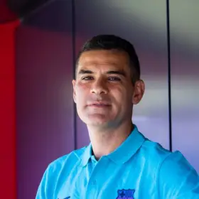 Rafael Márquez en su presentación con Barcelona