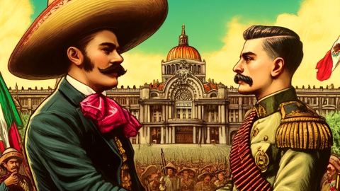 ABRAZO ENTRE ZAPATA Y VILLA_ CHAT GPT