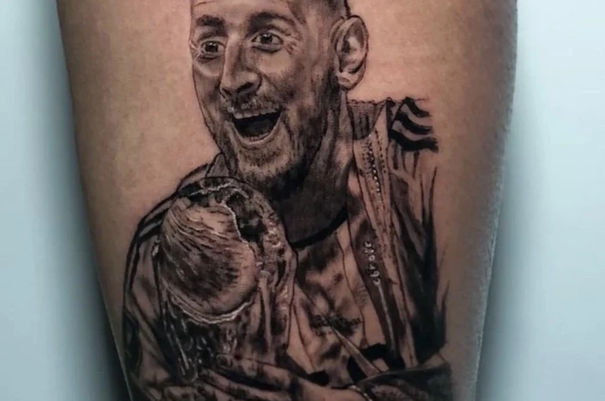 Los peores tatuajes de Lionel Messi como campeón del mundo