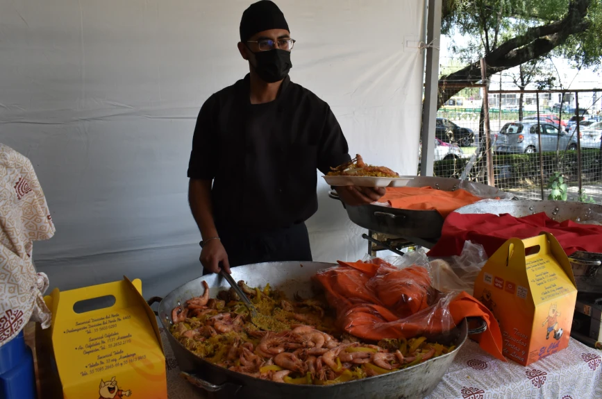 Ricos y deliciosos platillos tuvimos en el centro de acopio