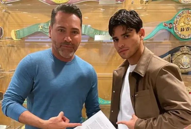 oscar de la hoya ryan garcia box