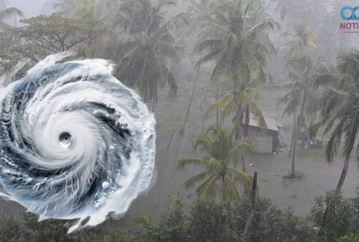 Trayectoria de la tormenta Raymond