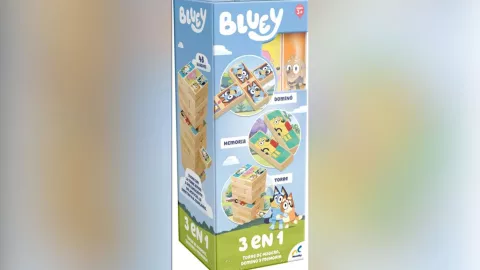Torre 3 en 1, juego de mesa de Bluey.