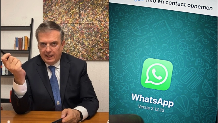 Ebrard número WhatsApp