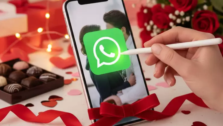 Modo San Valentín en WhatsApp