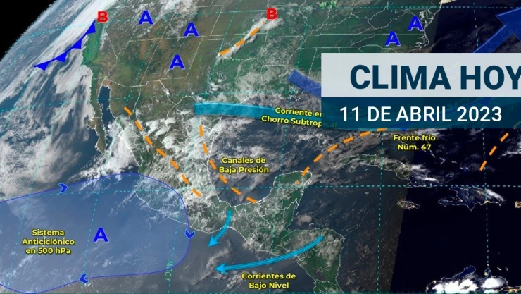 Clima México hoy 11 de abril Lluvias intensas dejarán inundaciones en el país