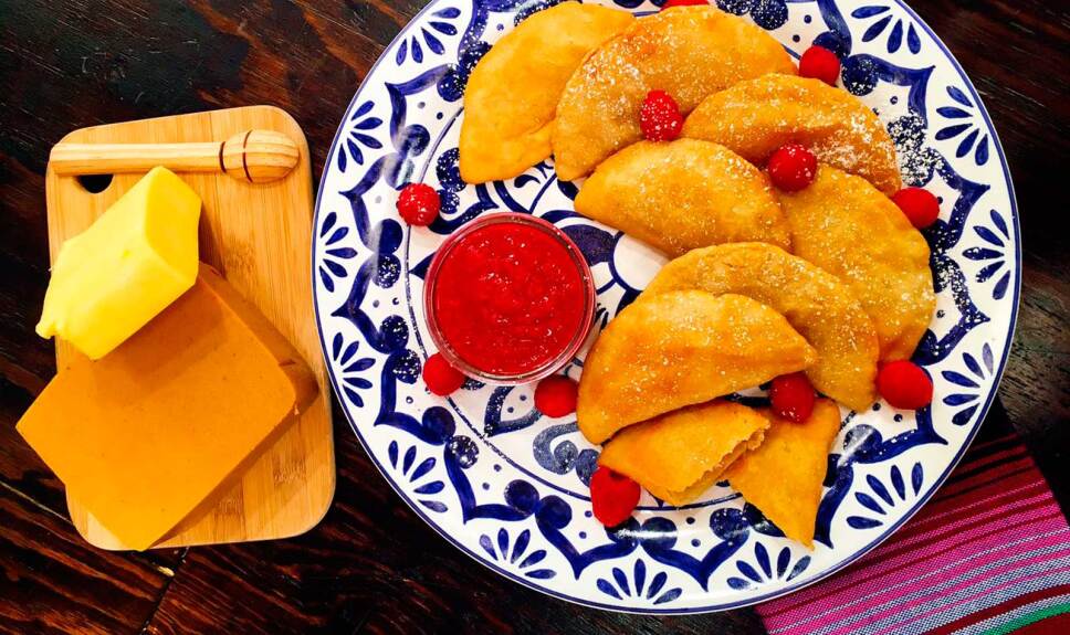 Receta Quesadillas de ate con queso