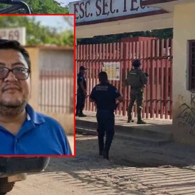 Asesinan al maestro Leví Peralta dentro de una secundaria en Oaxaca