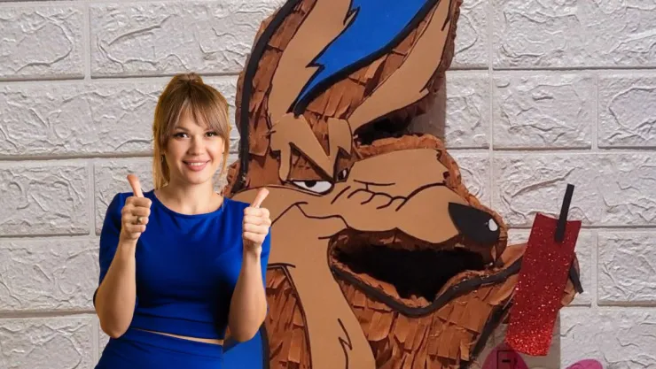 3 diseños de piñatas caseras de Coyote vs. Acme, la película tendencia en 2026
