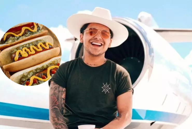 Con hot dogs, Christian Nodal envía VIDEO en medio de polémica con J Balvin.