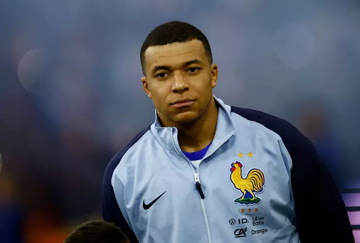 Mbappé con la selección francesa