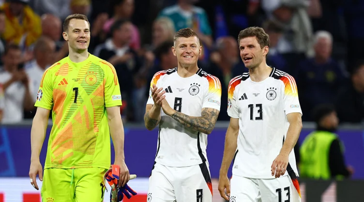 Neuer, Kroos y Müller