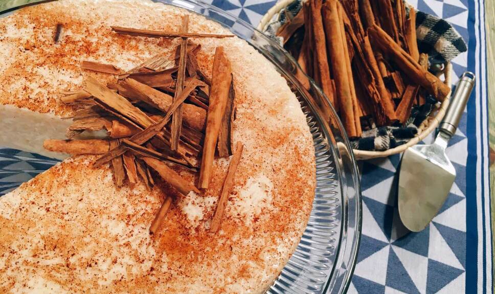 Receta Pastel de arroz con leche