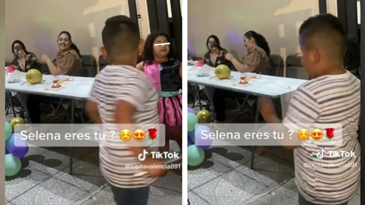 Niño Selena se hace viral