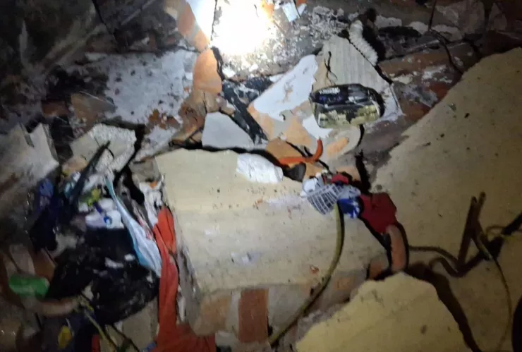 IMÁGENES IMPACTANTES | Así quedó el interior de una vivienda tras una explosión en Puerto Vallarta