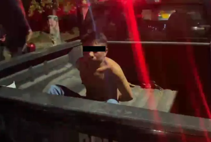 Amarran a presunto ladrón en Valladolid; esto pasó