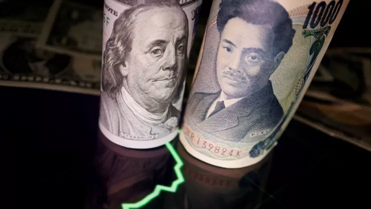 Yen Japón Dólar Estados Unidos
