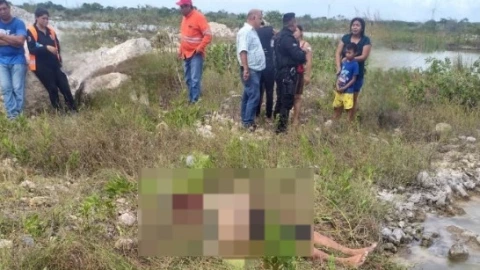 FOTO Hombre muere ahogado en aguada de Progreso