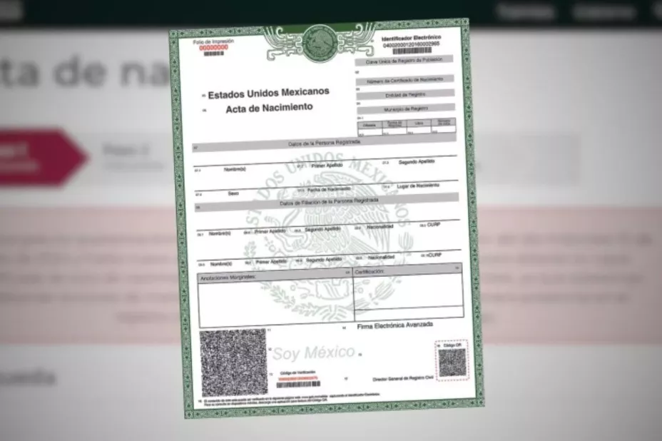 Estas actas de nacimiento van a perder vigencia