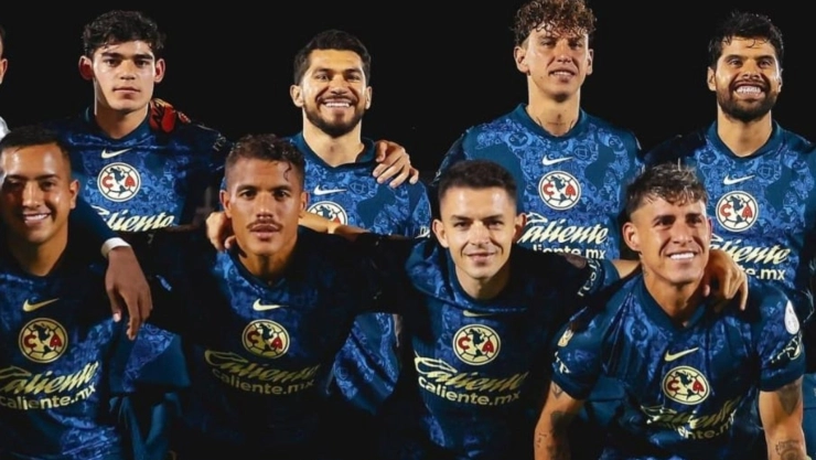 Formaci&oacute;n del Am&eacute;rica previo a un partido