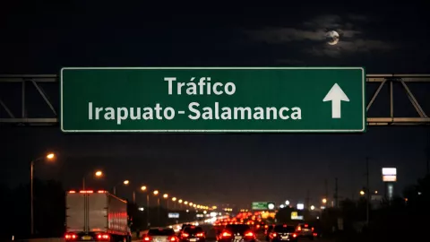 ¿Qué ocurrió hoy sobre la carretera Irapuato-Salamanca Así el tráfico vehicular este martes 10 de marzo.jpg