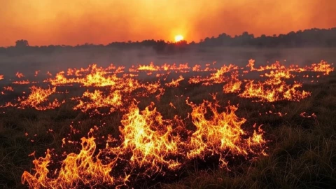 Incendio en yonke de Salvatierra consume ocho vehículos; cierran carretera a Yuriria por varias horas, 4 marzo 2025.png