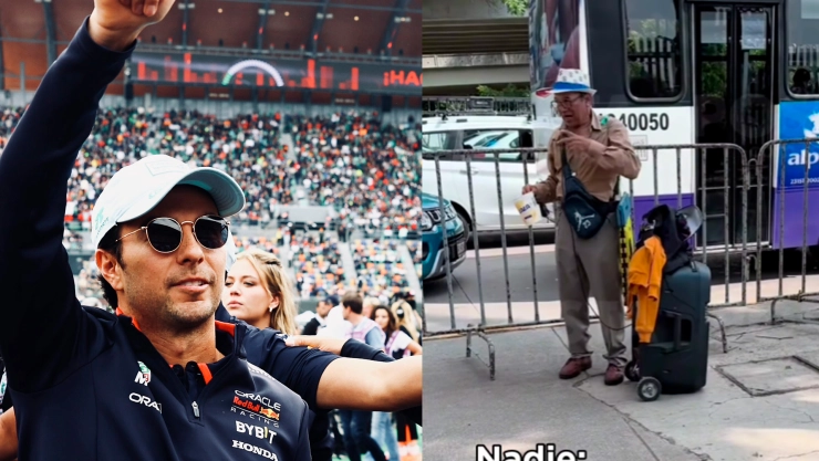 VIDEO VIRAL: Señor canta “Checo Pérez, divino” a las afueras del Gran Premio de México 