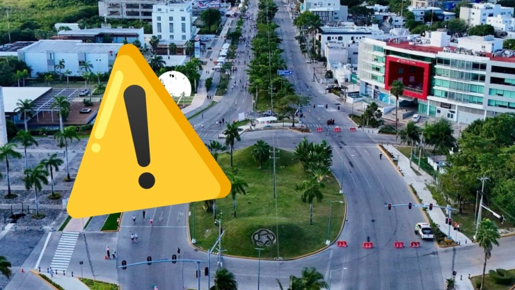 ¡Precaución! 6 cierres viales complican el tráfico en Cancún hoy 12 de febrero.jpg