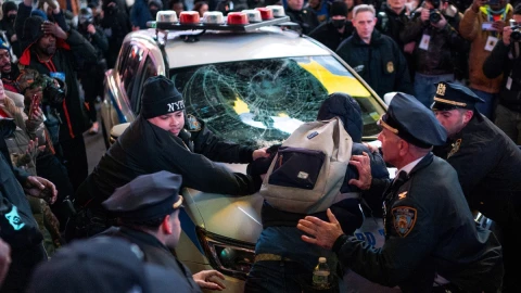 Protestas en Nueva York por Tyre Nichols