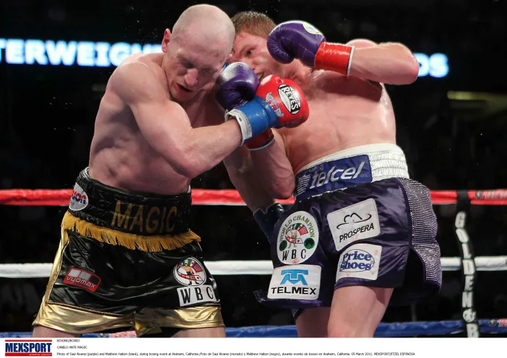 Canelo Álvare Matthew Hatton boxeo