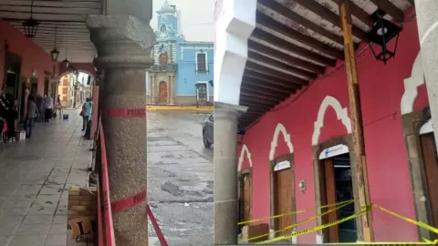 En riesgo de colapso Así se encuentran los portales del pueblo mágico de Sayula