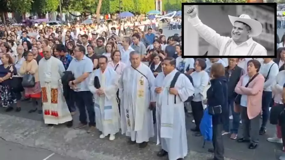 novenario de alcalde de Uruapan Carlos Manzo