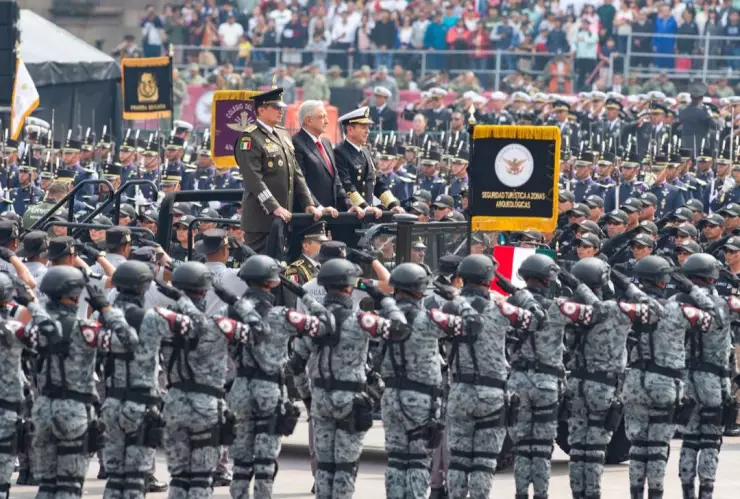 Guardia Nacional presente en el Desfile Militar 2024