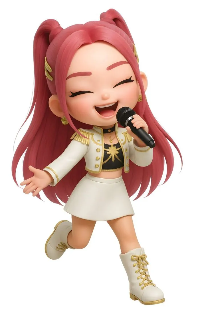 5 stickers de Baby Mira para imprimir GRATIS para los fans de Kpop Demon Hunters