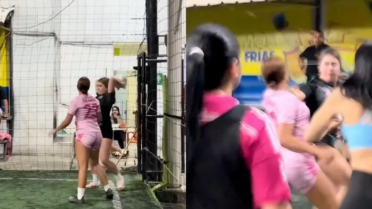 VIDEO | Partido de futbol de mujeres termina en golpes tras una discusión