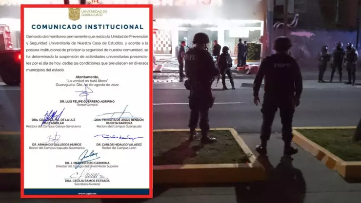 Universidades suspenden actividades presenciales. 