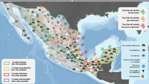 Clima en México 19 de marzo